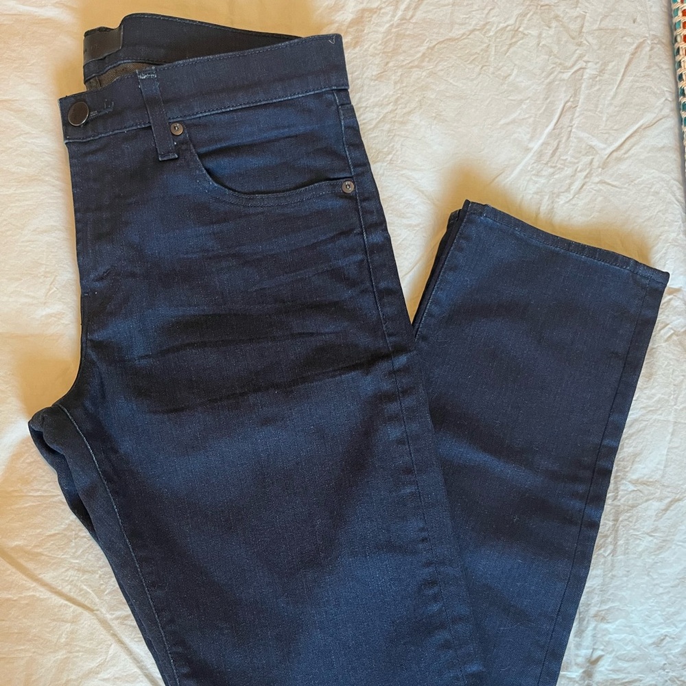 J Brand “Kane” Dark Wash Blue Jeans